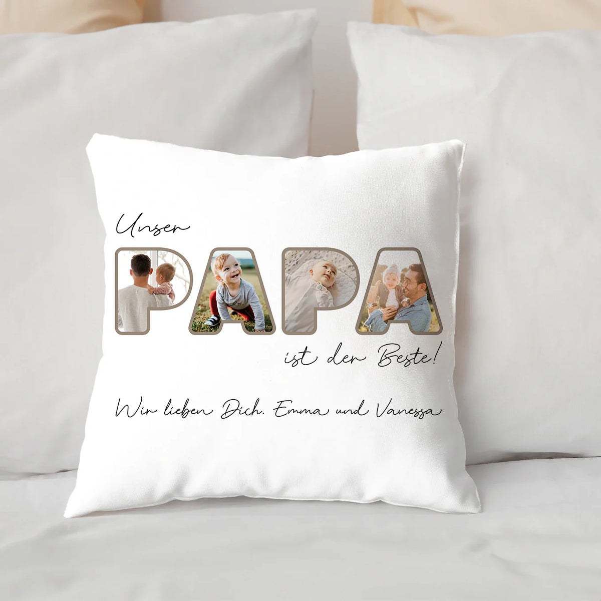 Personalisiertes Kissen "Papa"