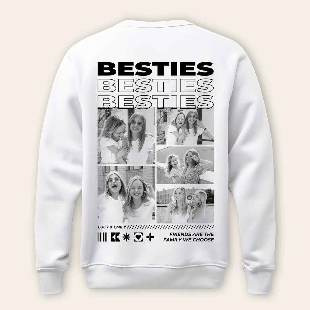 Personalisierter Sweater "Besties"